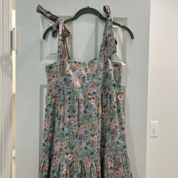 Buddy Love Maxi Dress Tie Shoulders Floral Print - Picture 7 of 10
